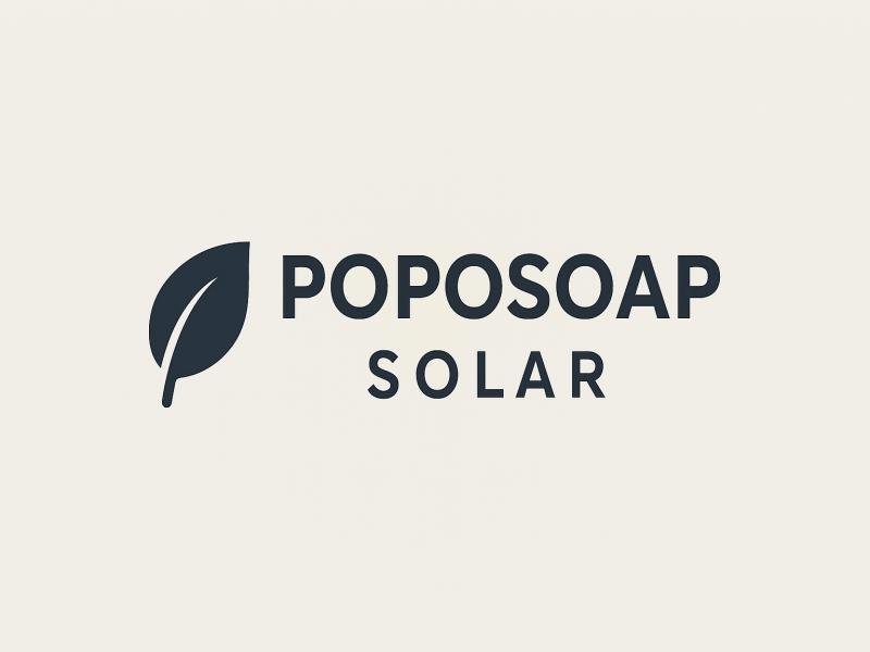 Poposoap Solar The Smart Renewable Energy Solution for Reliable and Affordable Power